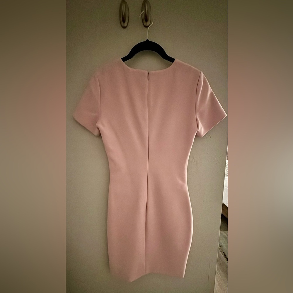 Likely Manhattan Body Con Rose Pink Mini Dress View 6